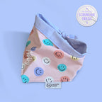 SMILES - Personalisiert - Halstuch mit bunten Smilies