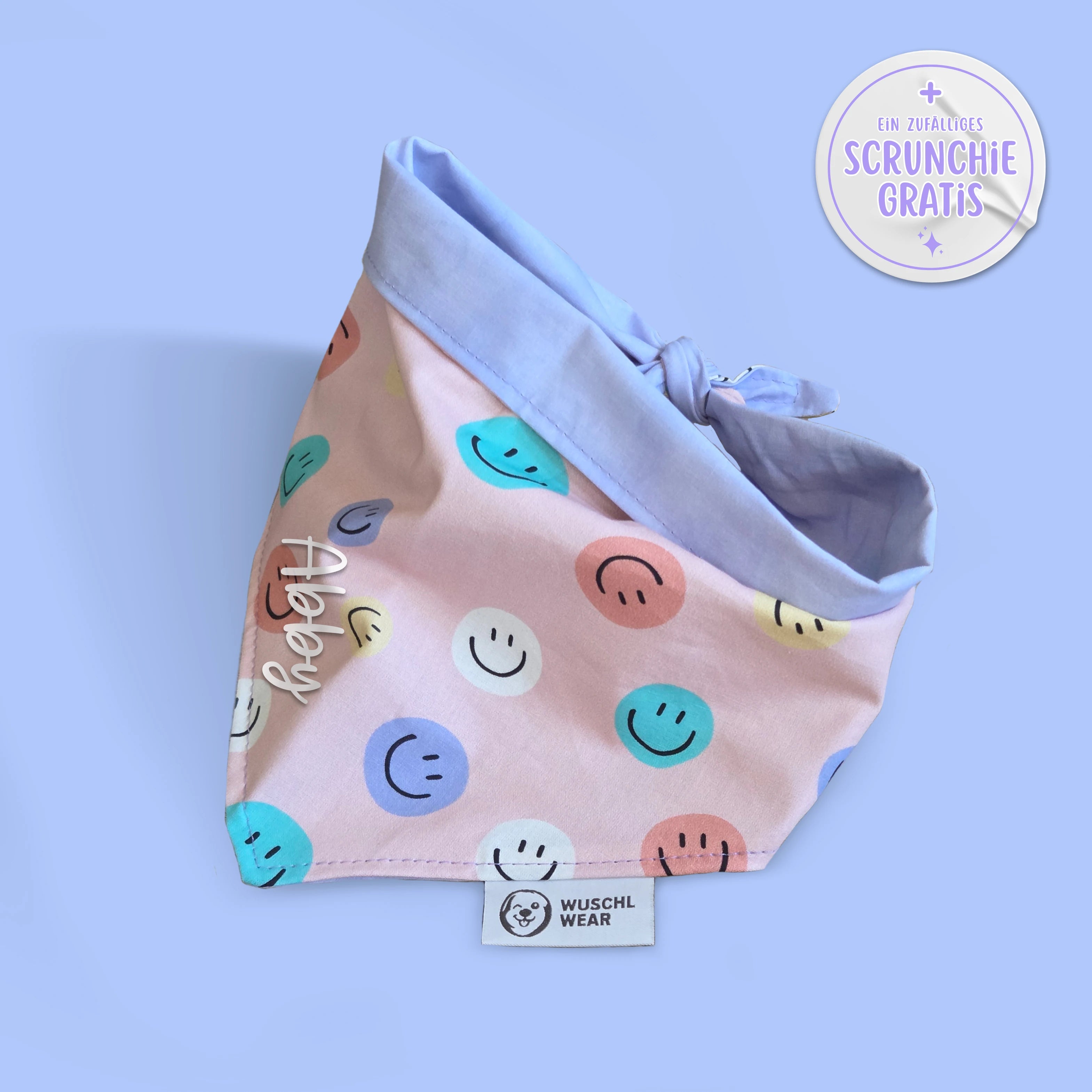 SMILES - Personalisiert - Halstuch mit bunten Smilies