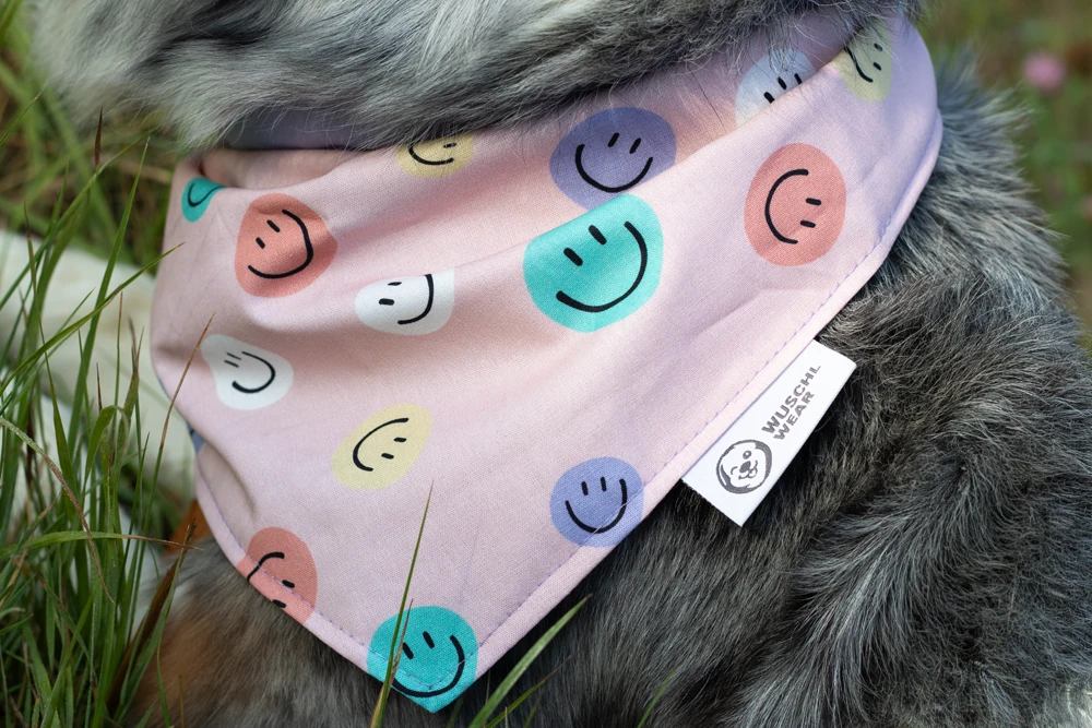 SMILES - Halstuch mit bunten Smilies